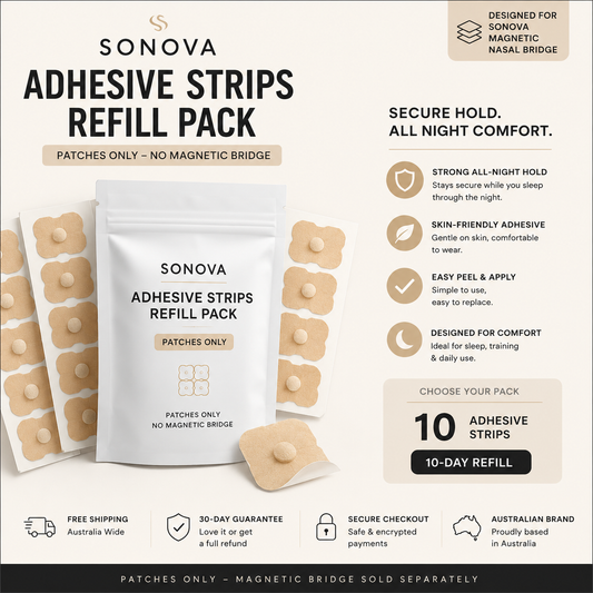 SONOVA™ Magnetic Adhesive Strips Refill – 10-Day