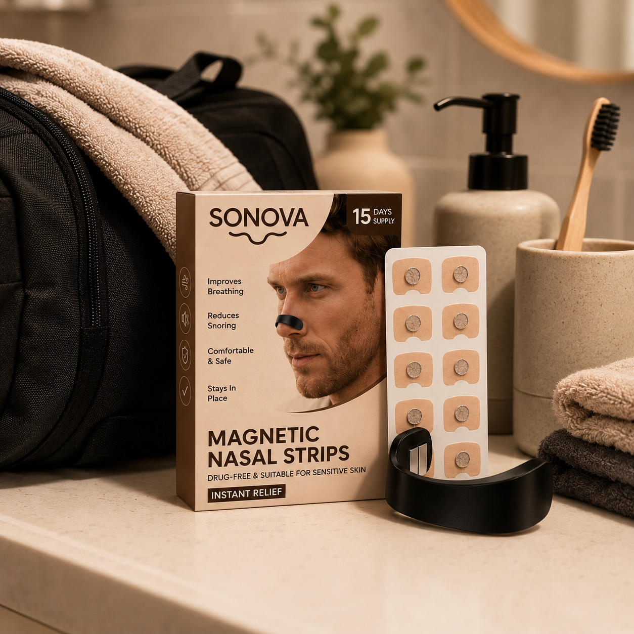 SONOVA™ Magnetic Nasal Strips